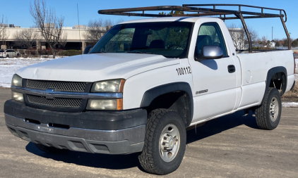 2005 CHEVROLET SILVERADO 2500 - ROOF RACK - LONG BED - FLEET SURPLUS