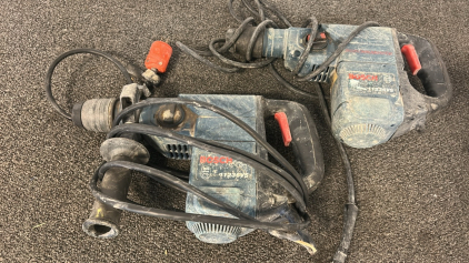 (2) Heavy Duty Hammer Drills