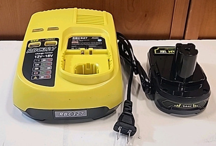 RBC327 Charge Center.. with 2 USB Ports.. and 1... 3.6Ah Battery..