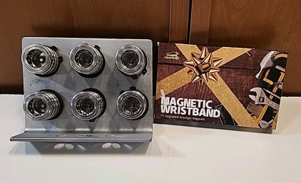 Push Pull Ag Hydraulic Bank.. Magnetic Wristband for Small Tools..