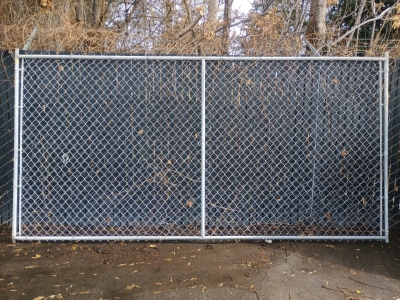 (2) Chain-Link Fence Panels - Approx. 12'x6