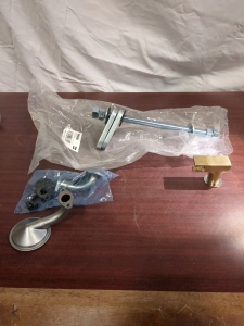 Engine Oil Pump nozzle and Adjustable Wall Mount Bracket Brass.