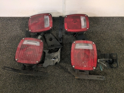 (4) Flatbed Truck Tailights