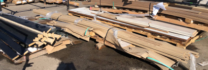 Building Suplies! -4 Pallets Of Siding, Wall Board & More
