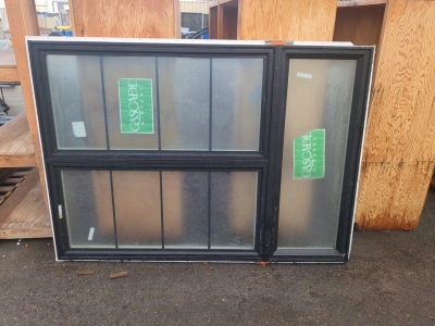 Large Black Window 83 1/2in Tall and 54 1/2in Wide