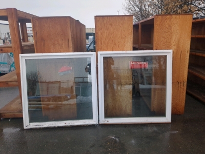 Large White Windows Lots of Two. 47 1/2in x 47 1/2in