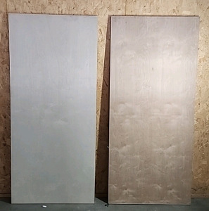 (2) Unfinished Solid Wood Doors.. 6'7.7/8"&times;2'11.5/8"..