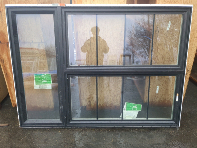 Large Black Window 59 7/8in Wide and 83 1/2in tall