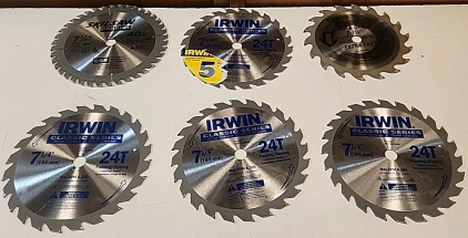 (6) 7.1/4 Framing and Ripping Blades...