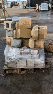 Pallet of Cinder Blocks