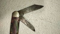 A Vintage 2-Blade Pocket Knife- Unknown Name & A Vintage Case Cattle- Imperial Pocket Knife - 9
