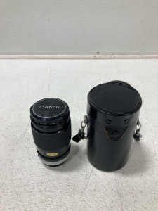 Vintage Canon FD 135mm f/3.5 Lens w/Case
