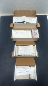 (4) Complete Various Vintage Hockey Sports Card Sets Including: 1992 Topps Stadium Club Series 1/Series 2, 1992 Upper Deck Hockey, 1992-93 Fleer Ultra Series 1/Series 2, 1993-94 Fleer Ultra Series 1 (1,900 Cards)