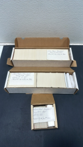 (3) Complete Various Vintage Baseball Sports Card Sets Including: 1993 Stadium Club Baseball Series 3, 1993 Topps Baseball Series 1/Series 2, 1994 Topps Baseball Series 1/Series 2 (1,733 Cards)