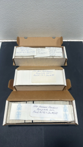 (3) Complete Various Vintage Baseball Sports Card Sets Including: 1994 Bowman Baseball, 1992 Upper Deck Baseball, 1993 Stadium Club Series 1/Series 2/Series 3 (2,132 Cards)