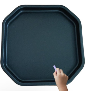 Play Trays 27.5&rdquo; Tuff Tray Activity Bin for Kids (Black)