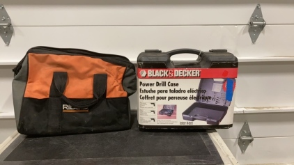 (2) Tool Cases - Black & Decker & Rigid