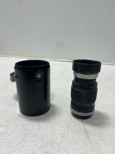 Canon T-50-2 50mm Camera Lens With Leather Case