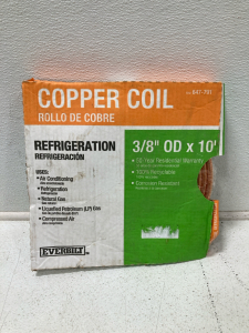 10ft Refrigeration Copper Coil