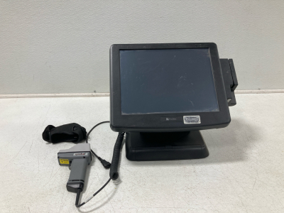 First Data POS Terminal w/Symbol Barcode Scanner