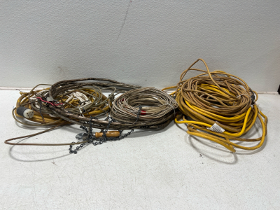 Assorted Wires, And Extention Chords And More-