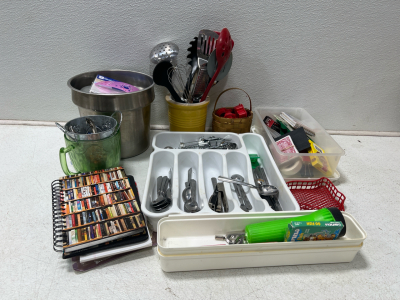 Assorted Home Items- Kitchenware, Office Supplies And Much More!