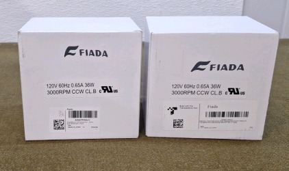 (2) Fiada Bathroom Vent Exhaust Fan Motor Replacement Kits