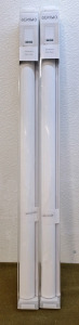 (2) GENIMO 100% Blackout Roller Shades, White 31"W x 72"L