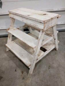 Vintage Wood Step Ladder