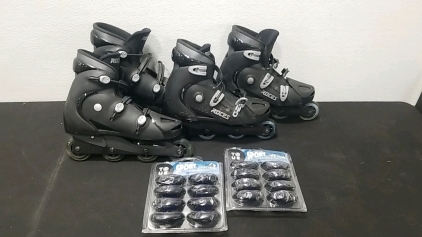 (2) Pairs of Roller Blades w/ Inline Wheels
