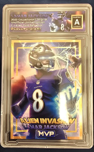 2023 Lamar Jackson CollectorsXT Original- Unofficial Limited Edition Custom Card