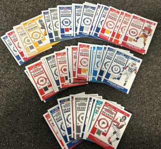 (50) Season Ticket Cards NFL