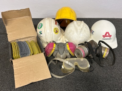 Safety Helmets, Respirators, Goggles And Nails