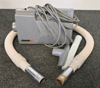 General Electric MV1 Vintage Vacuum With Hose And Two Attachments