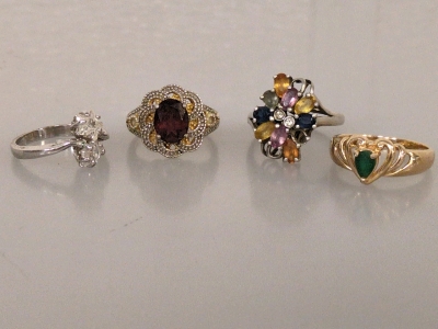 (4) Stunning Rings