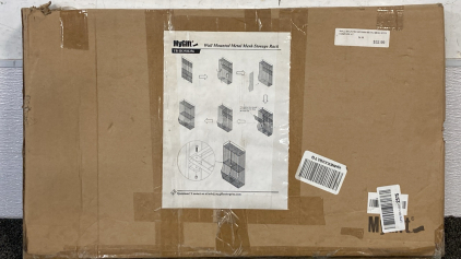 Wall Mouted Mesh Storage Rack