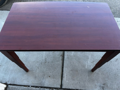 Redish Brown Table