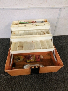 VINTAGE Tackle Box with Tackle