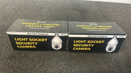 (2) Light Bulb Security Camera
