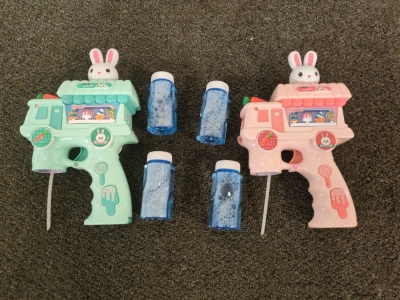 (2) Electric Bubble Guns and Bubbles
