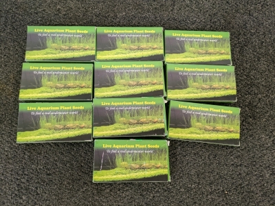 (10) Boxes of Plant Seeds for Aquariums