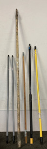 (6) Assorted Poles