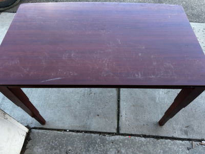 Redish Brown Table