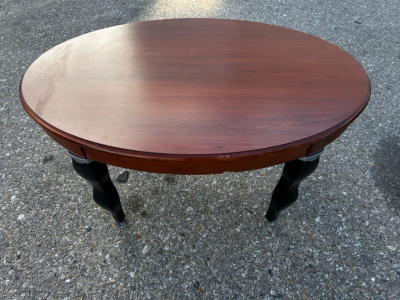 Brown And Black Mini Table