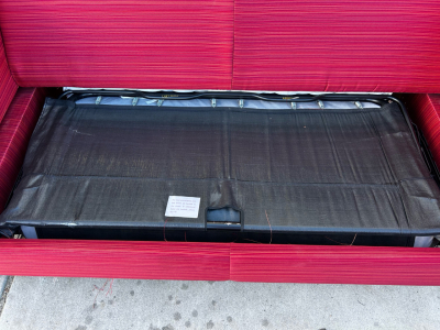 Red Hid-A-Bed Couch