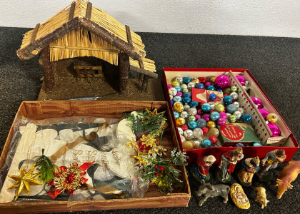 Baby Jesus House And Family, Ornaments, And More