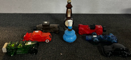 Vintage Car And Trucks Bottles Of Cologne