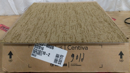 Tarkett Tandus Centiva 18x18 Gold Carpet Tile Whole Box