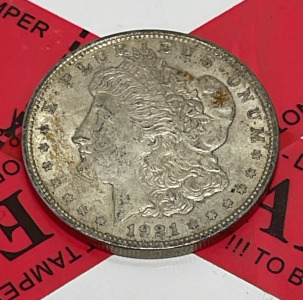 1921 Morgan Silver Dollar