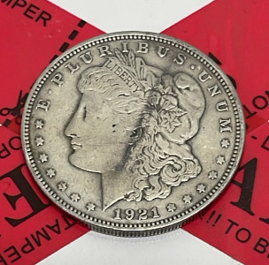 1921 Morgan Silver Dollar